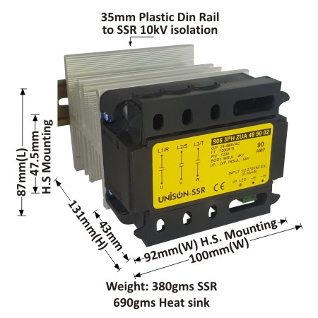 3-PHASE Universal to AC Solid State Relay