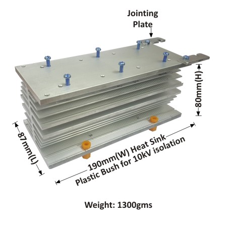 UNI HEAT SINK "A-190" WITHOUT FAN