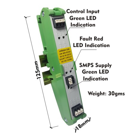Short Circuit Protect DC to DC Solid State Relay Card