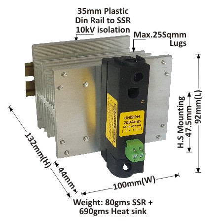 Slim Analog Phase Angle Control Solid State Relay