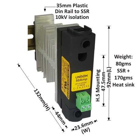 Slim Random DC to AC Solid State Relay