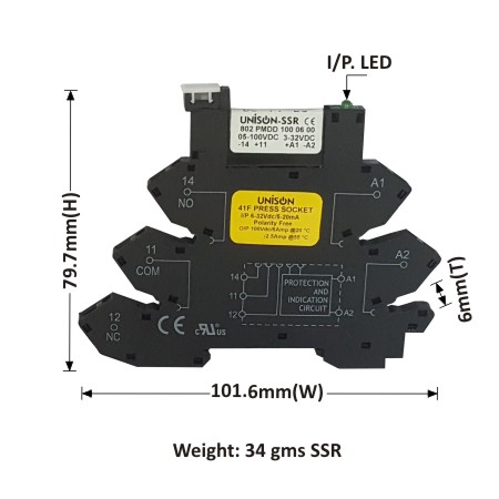 Slim MOSFET DC to DC Solid State Relay