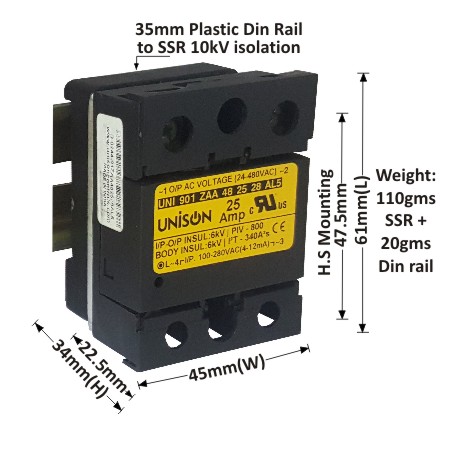 Zero-cross AC to AC Solid State Relay