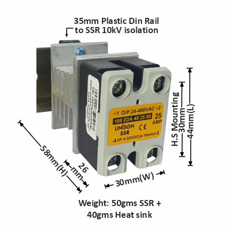 Zero-cross DC to AC Solid State Relay