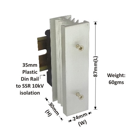 UNI HEAT SINK "V-87" + DIN