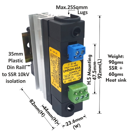 Fault Detection DC to AC Solid State Relay