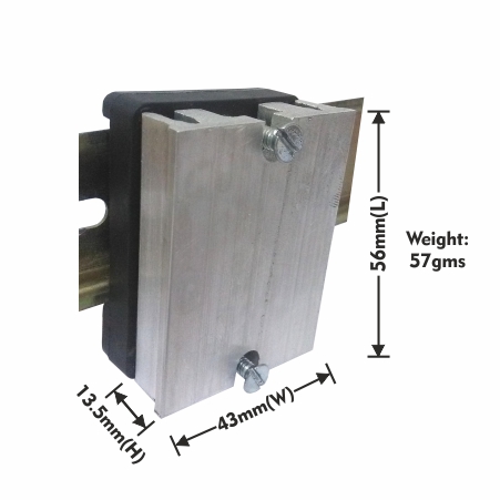 HEAT SINK "C-56" + DIN RAIL
